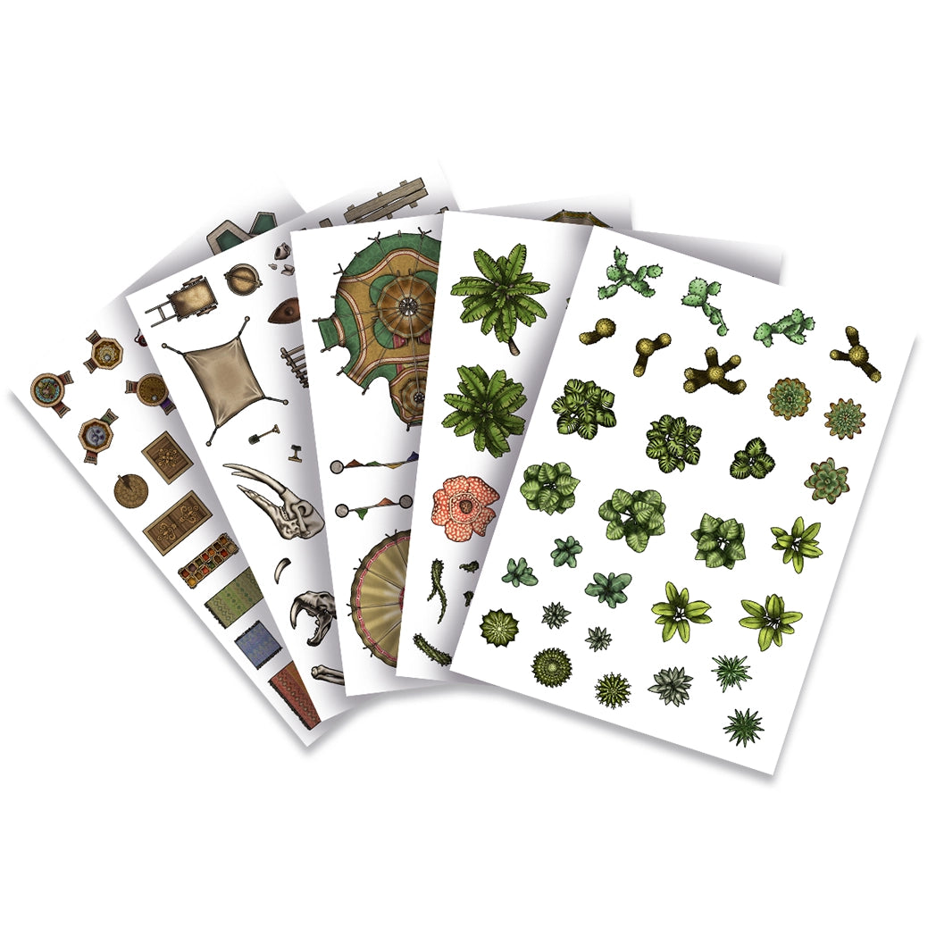 Deserts & Jungles Battlemap Book