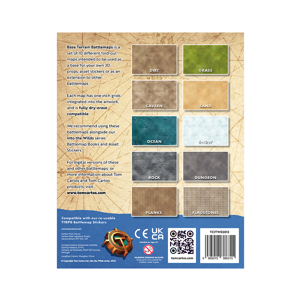 Into the Wilds Base Terrain XL Battlemaps