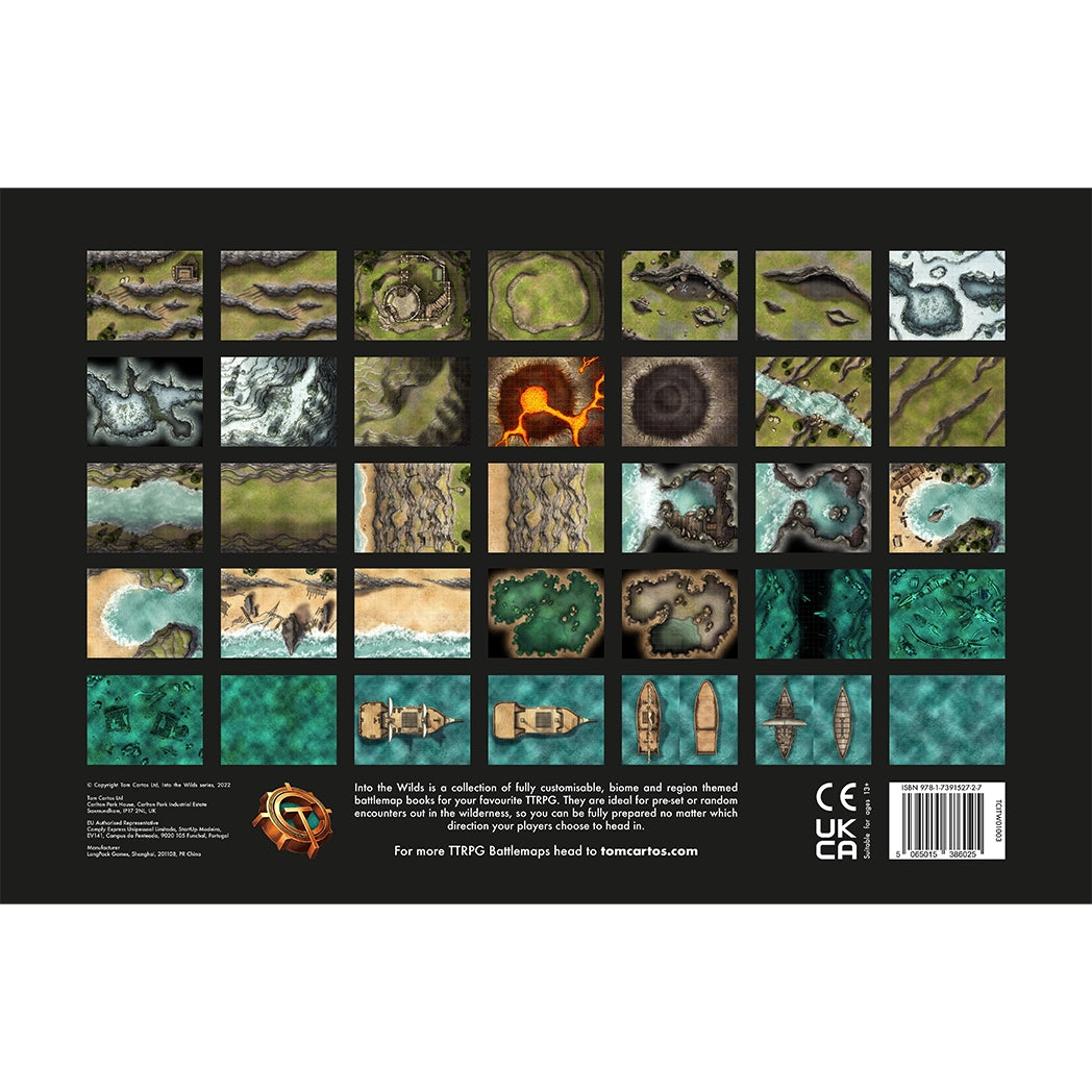 Mountains & Oceans Battlemap Book