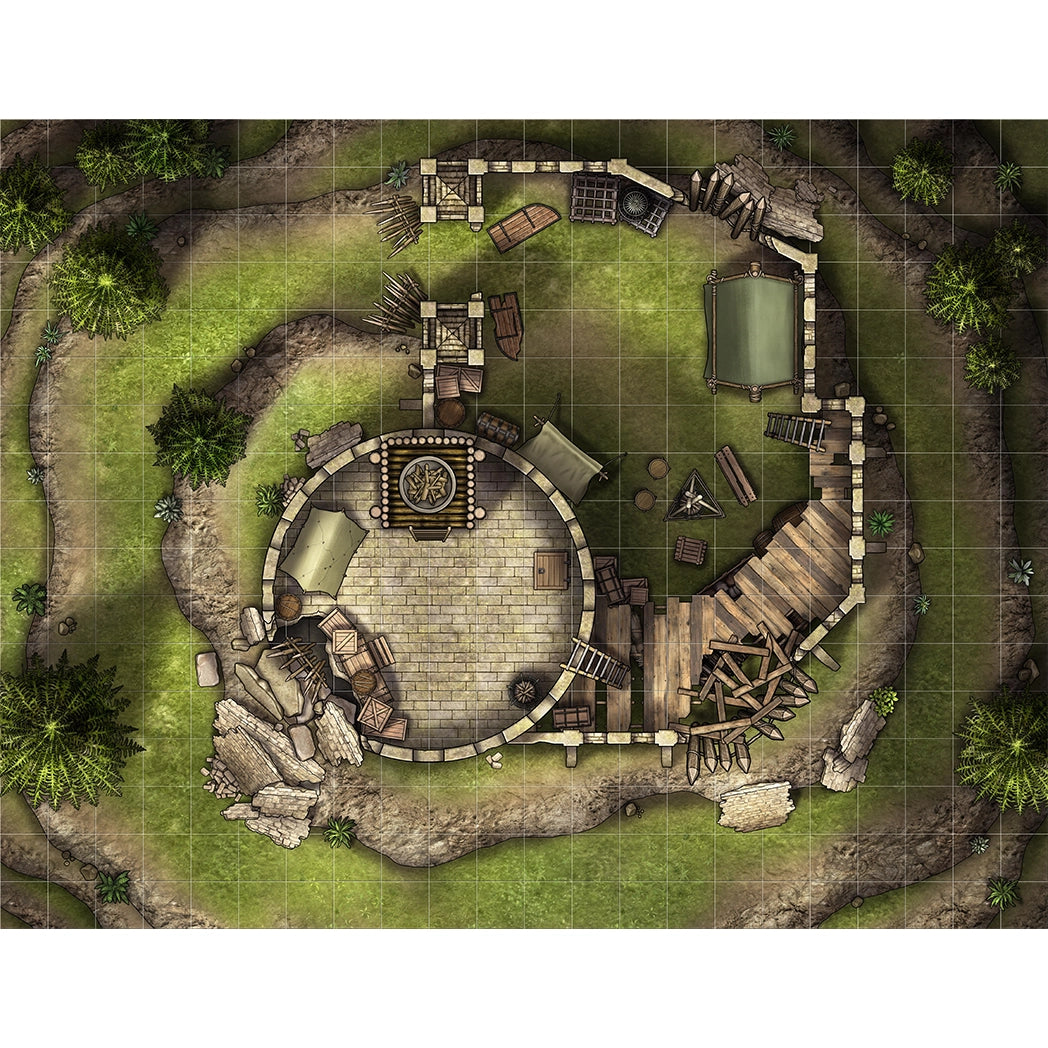 Mountains & Oceans Battlemap Book
