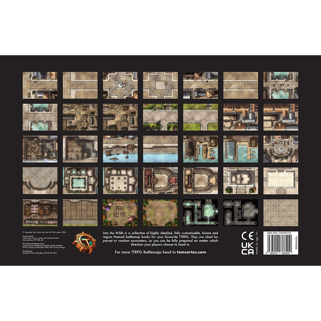 Towns & Cities Battlemap Book