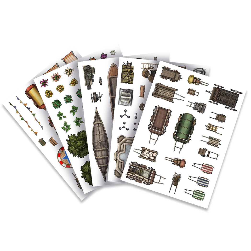 Towns & Cities Battlemap Book